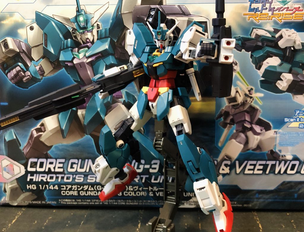 ヴィーナスアーマーとのドッキングにより重火器仕様となる。
バックパックを中心に重火器類が追加され、
ヘッドユニットの強化センサーと連動して優れた命中精度を誇る。
別売のヴィートルーユニットを付けることによって、機体がボリュームアップするため、ぜひ合わせて購入して欲しいガンプラです( ^ω^ )