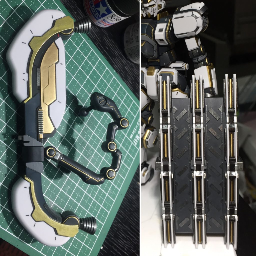 盾とサブレッグ、サブレッグのゴールド大変でした(^-^ゞシュッ