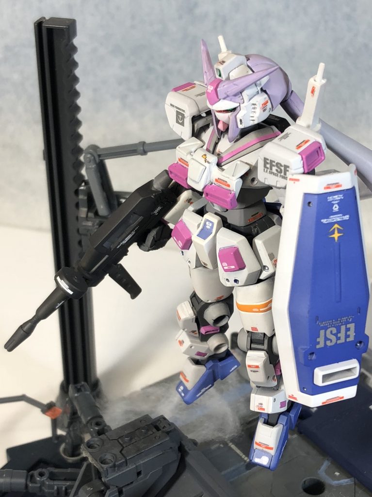 ちょこっとジオラマ風に
カタパルトデッキから発進直前な感じに