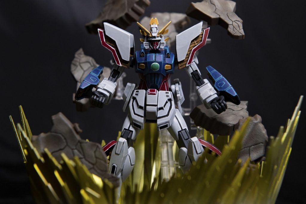 HG シャイニングガンダム–2枚目/制作者：ハブヲ