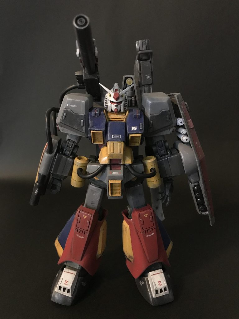リアルタイプカラー風に塗装しました。
ウェザリングはウォッシングとドライブラシのみしています。