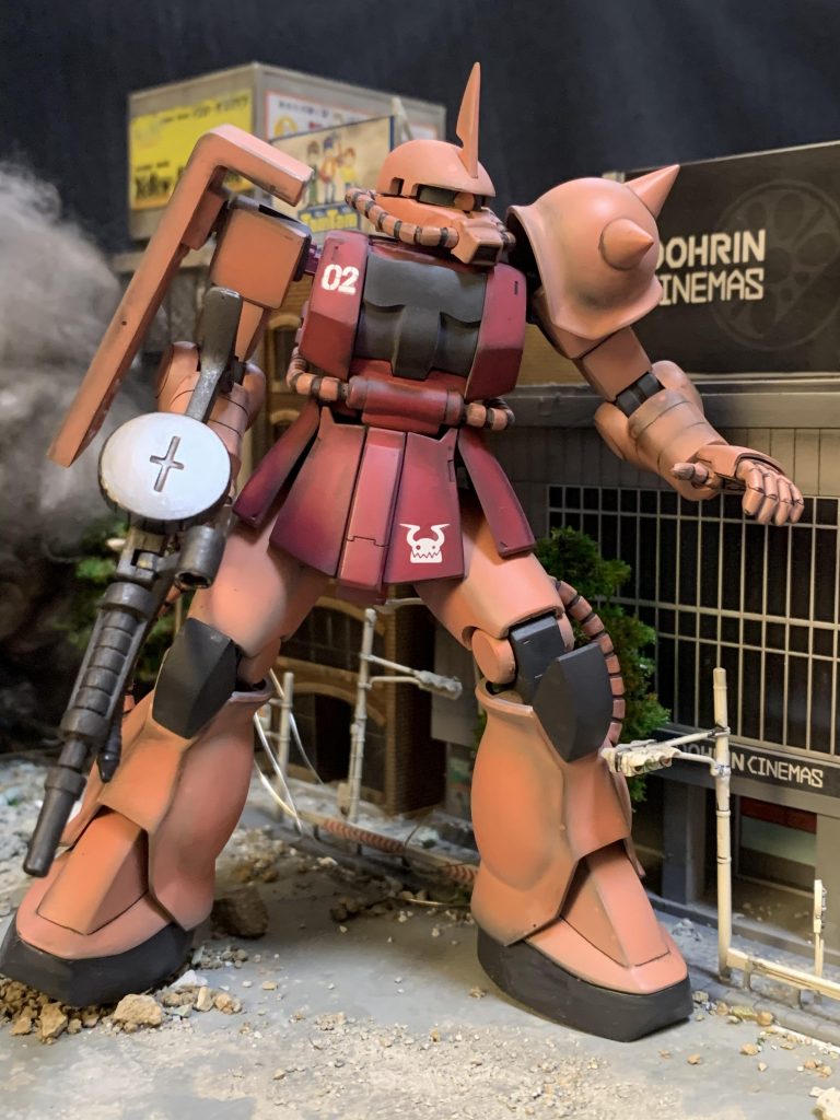 HGUCシャア専用ザク！–4枚目/制作者：@shinji