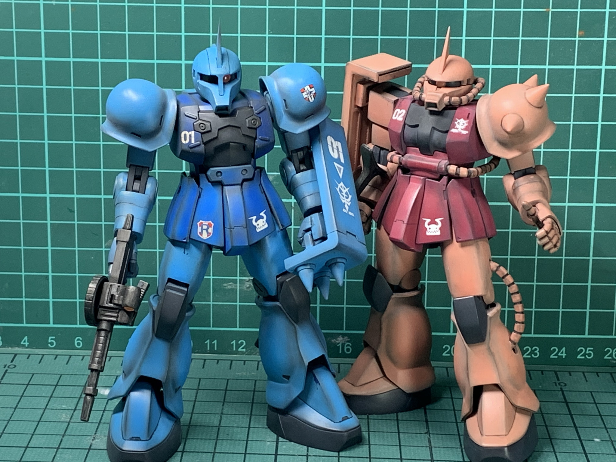 ランバラル専用ザク1｜@shinjiさんのガンプラ作品｜GUNSTA（ガンスタ）