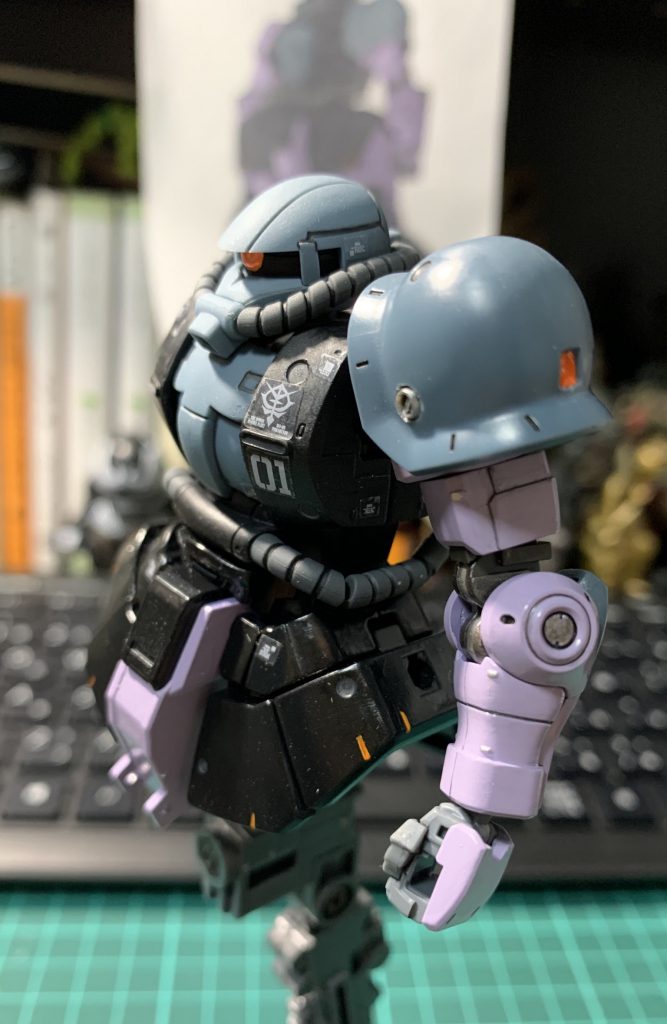 合わせ目は珍しく綺麗に消せた✨