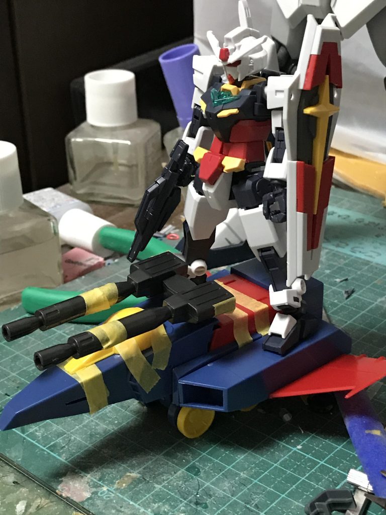 Gアーマーは色分けが優秀で塗装も難無く進められました。