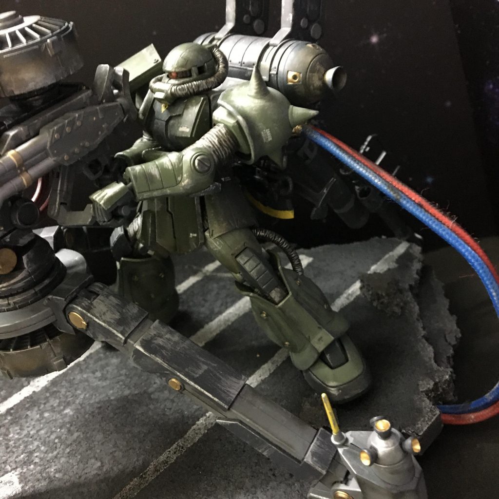 MS-06 量産型ザク+ビッグガン–8枚目/制作者:じゅげむ