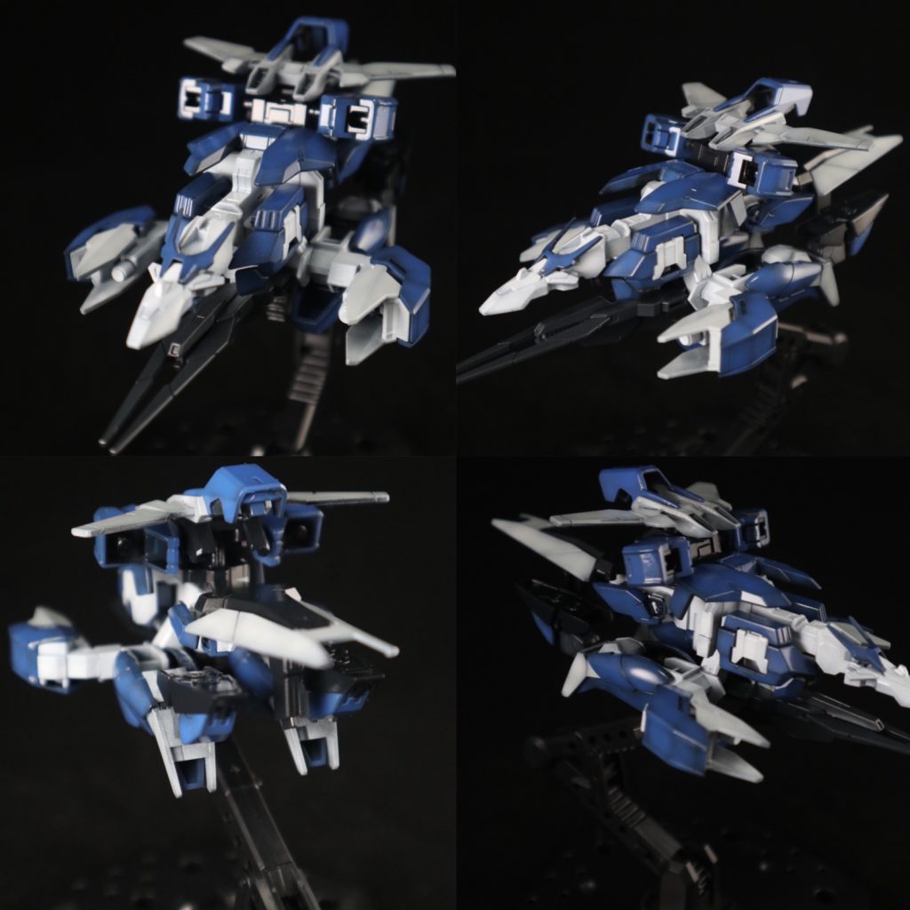 支援機アースユニット。
こちらも基部の色替えしました。
あと若干の切り貼りして形状変更と組み替え。
以下ドッキング。
「コアチェンジ ドッキング…ゴー‼︎」