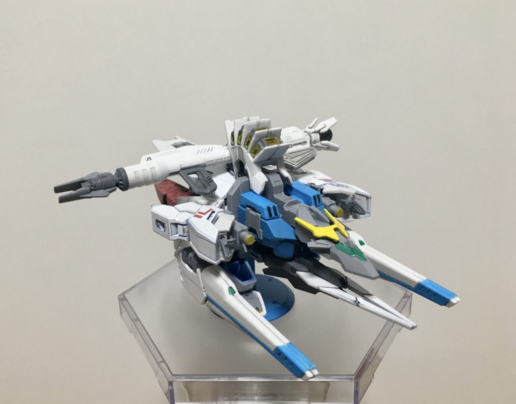 F91アーマー
F91のパーツをサポートメカにのせた状態。V.S.B.Rやビームランチャーもしっかり搭載できます