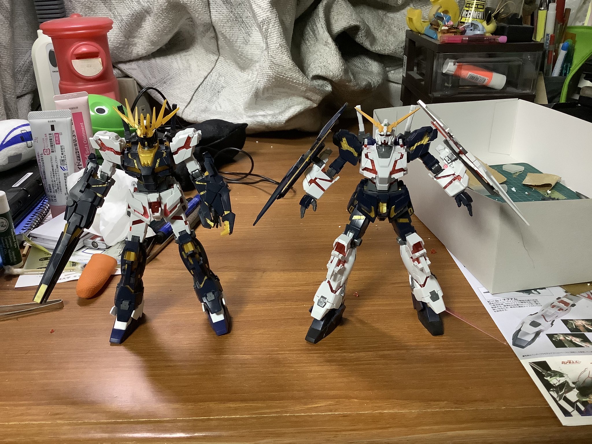 白黒ユニコーン｜@1997hmakiさんのガンプラ作品｜GUNSTA（ガンスタ）