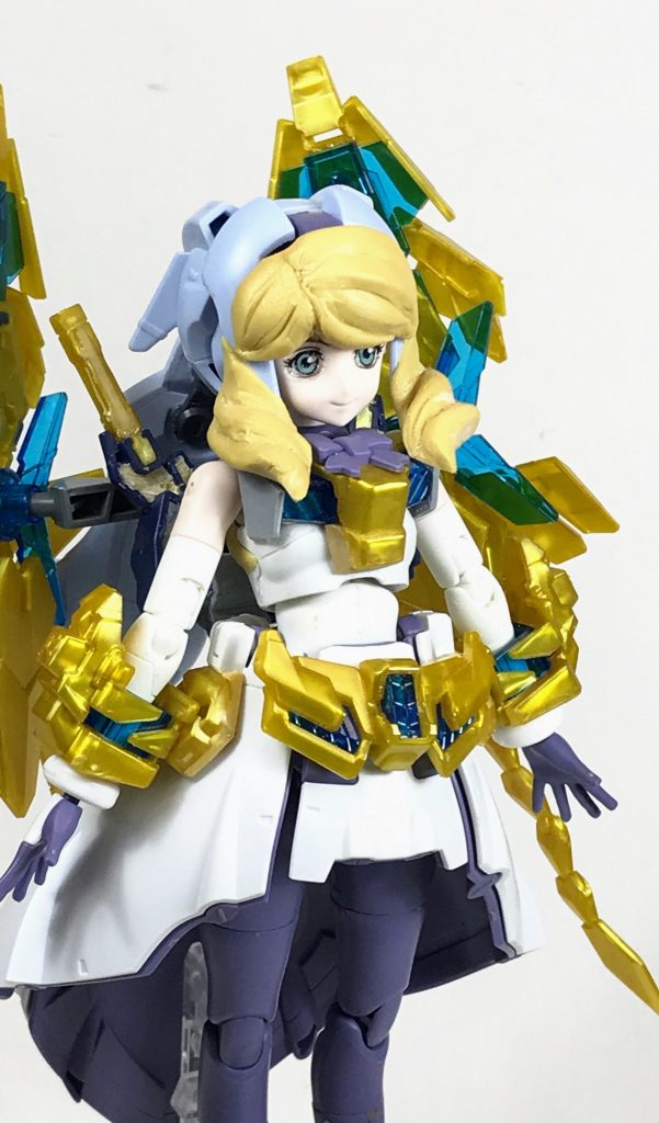 リタの前髪はパテで製作