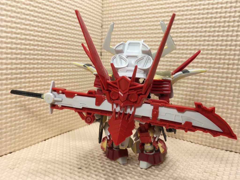 塗装前、背面

以上、ご覧頂きありがとうございました

ちなみにオラザクの結果は…切手サイズでしたー