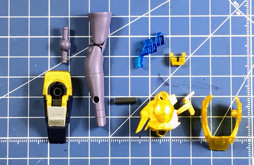 スネアーマーのクリアーパーツの後ハメ加工と接続方法