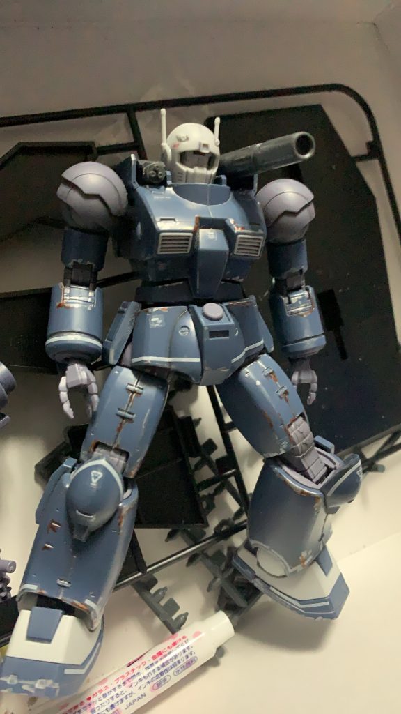 これはまだ「ほどほどに」汚した状態