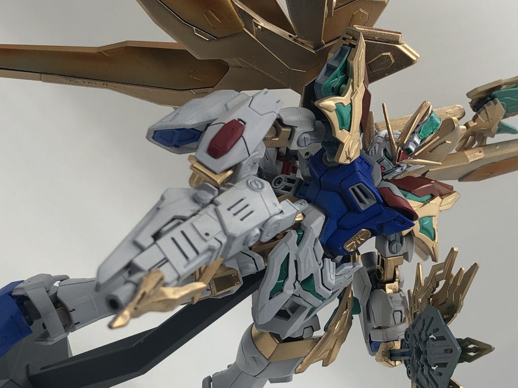 頭と銃を取り付けて完成!!(`•∀•´)✧