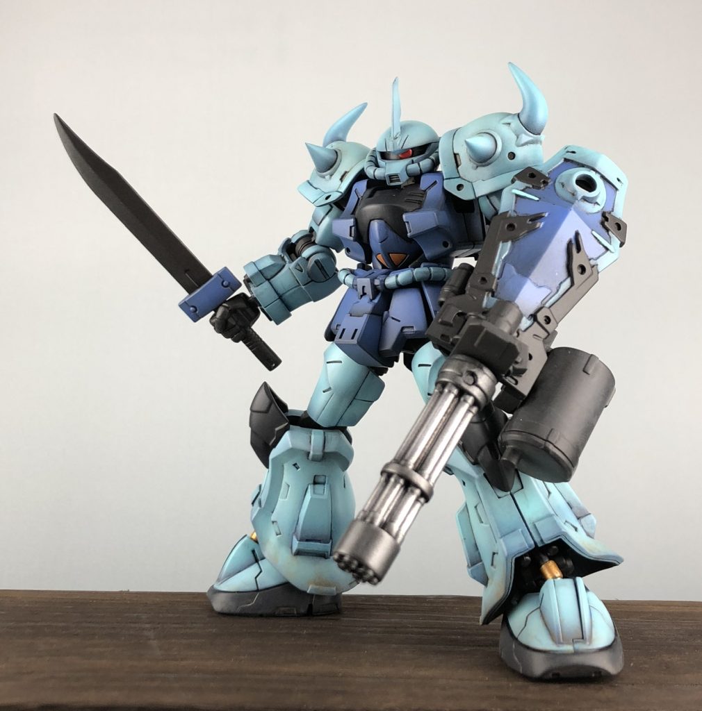 Gフレーム（食玩）　グフ・カスタム–2枚目/制作者：えぬせ