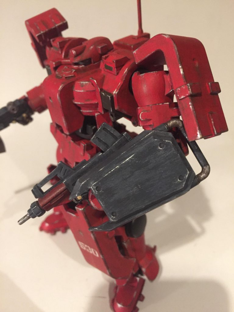 HGティエレン筆塗り塗装–4枚目/制作者：ツナ侍