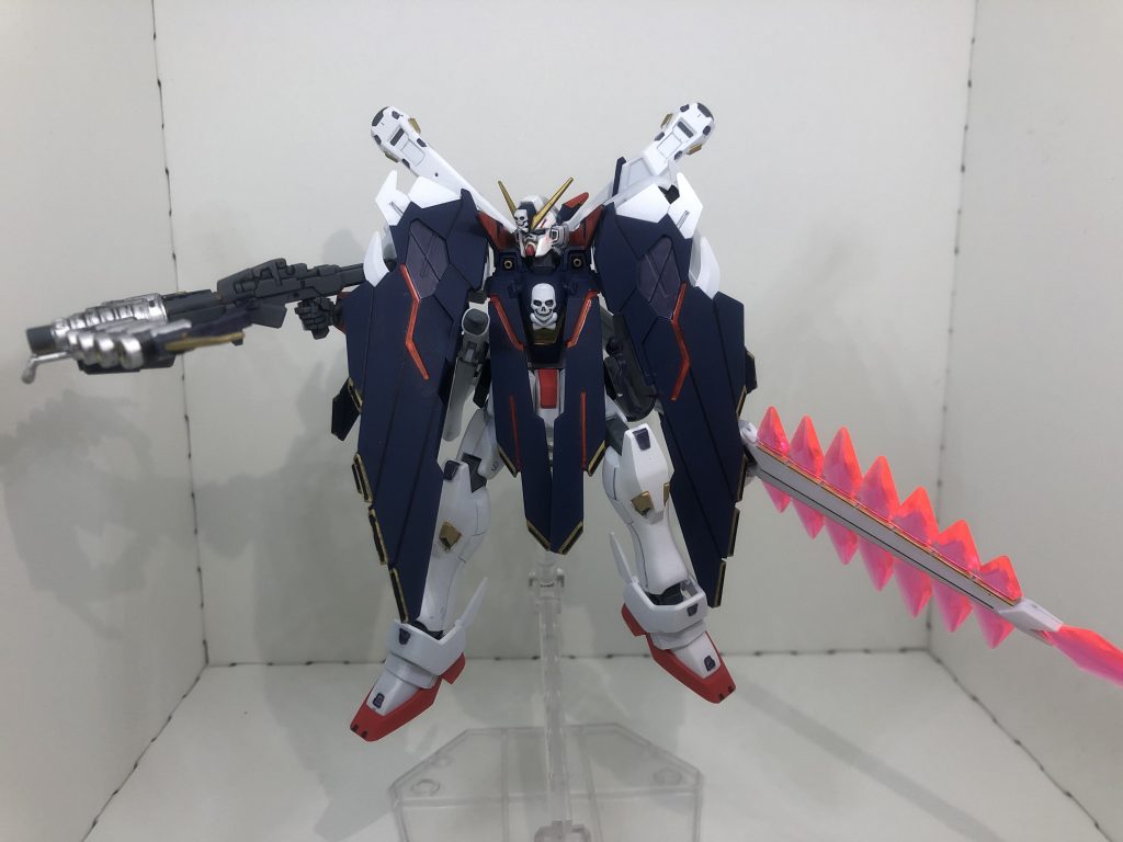 こういう隙間を縫って武器を構えるような時、
フルクロスユニットを接着してるとストレスなくてよいですね