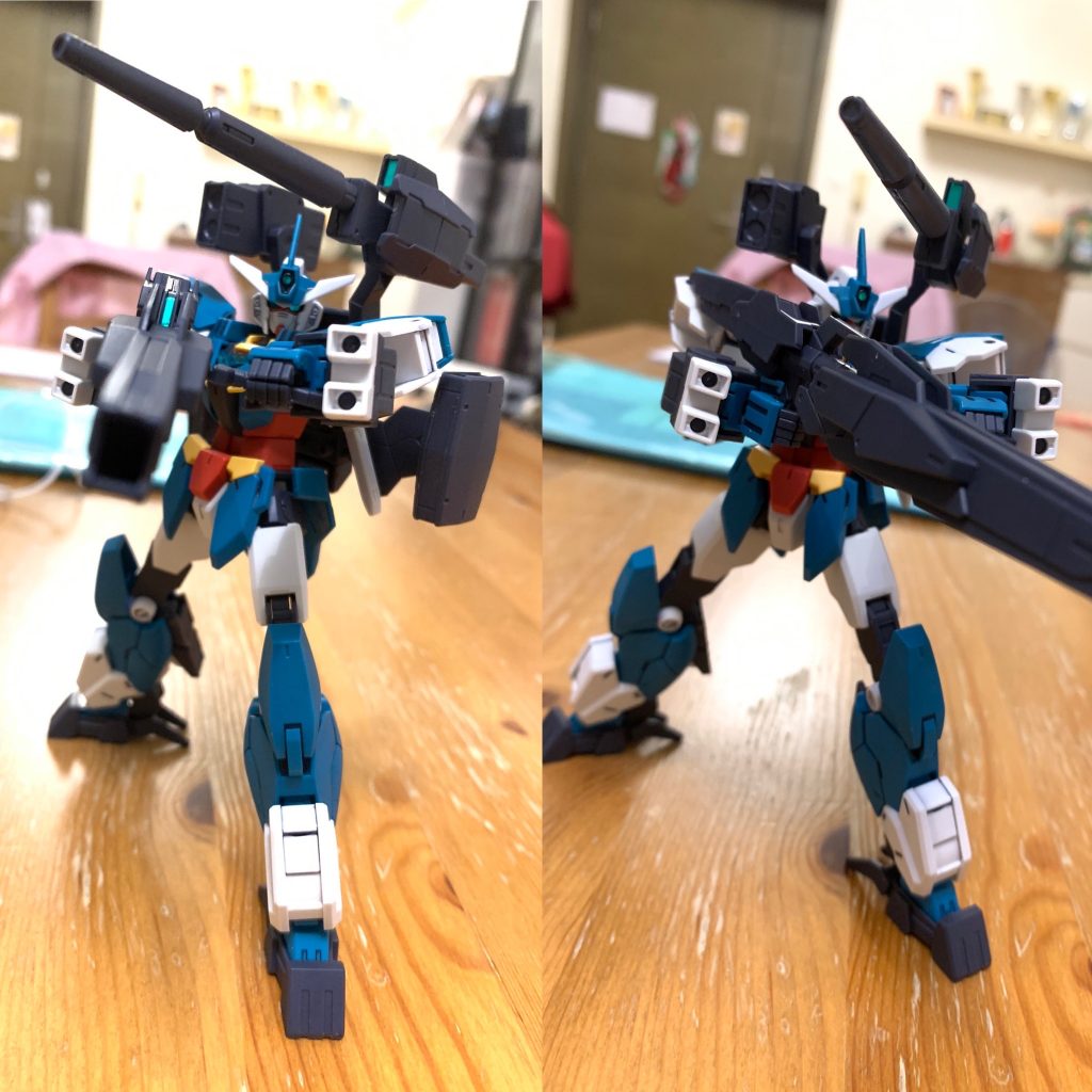 ビッグ・ビーム・バズーカ射撃ポーズ