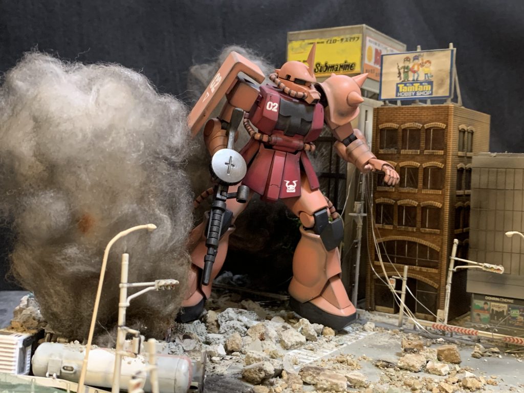 HGUCシャア専用ザク！–5枚目/制作者：@shinji