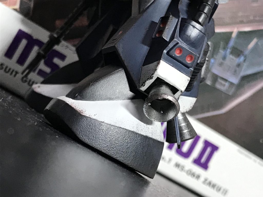 バーニアは先端のみ少し錆びさせる程度にしました。人によっては違和感があるのかも知れませんが、シルバーがキレイに塗れたのであまり汚したくありませんでした笑
以降はおまけです。