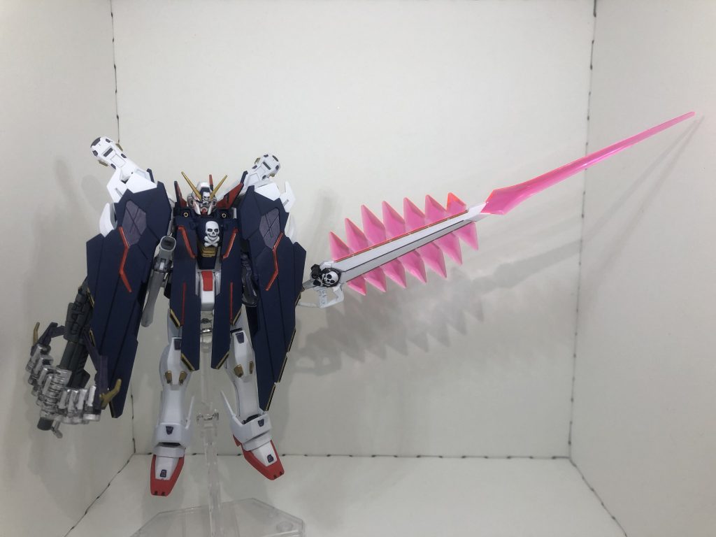 ムラマサブラスターもクリアパーツたっぷりで満足出来るボリュームです
せっかくのフルクロスなのでやっぱり持たせるならこれかなーって感じですね