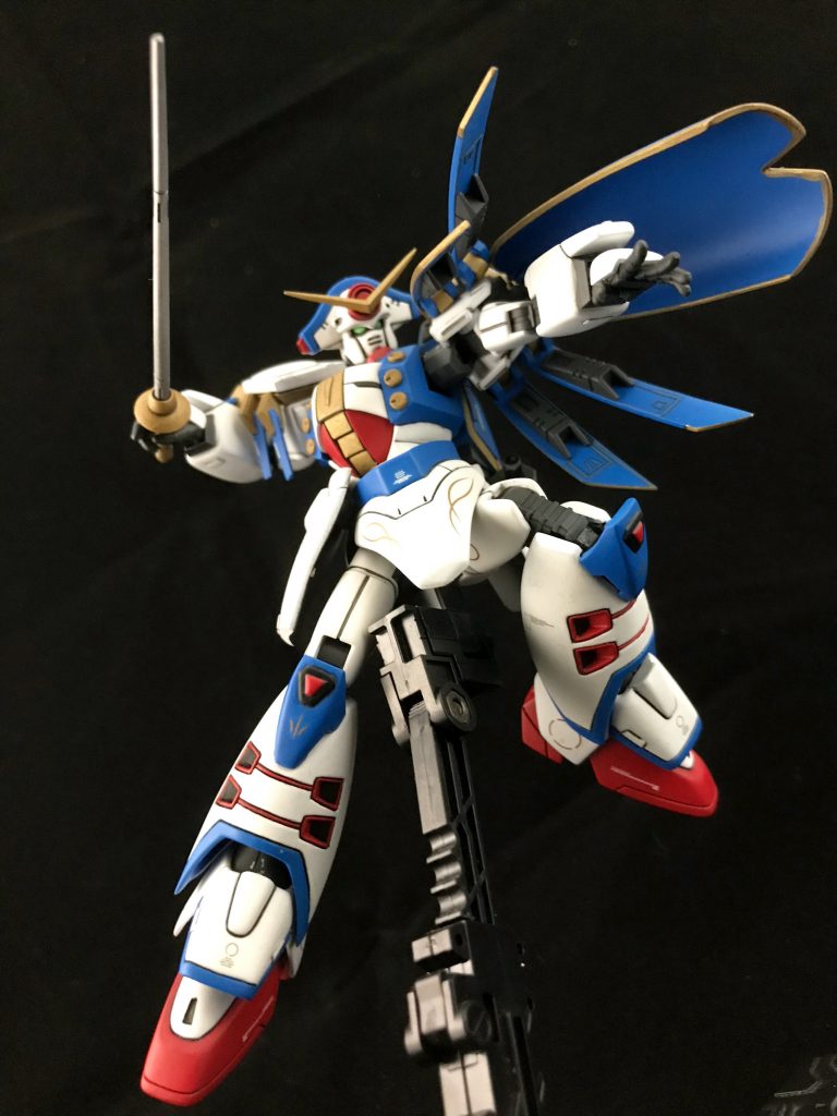 可動範囲は良好　マントは独立稼働です