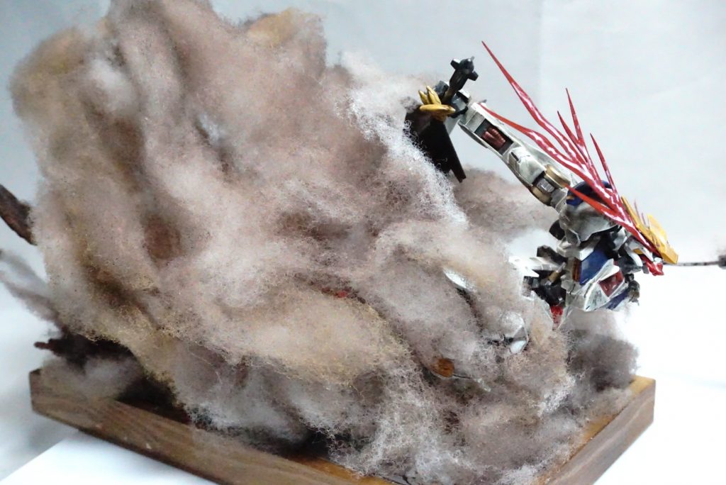 横からの全体図
煙の流れを意識してみたつもり