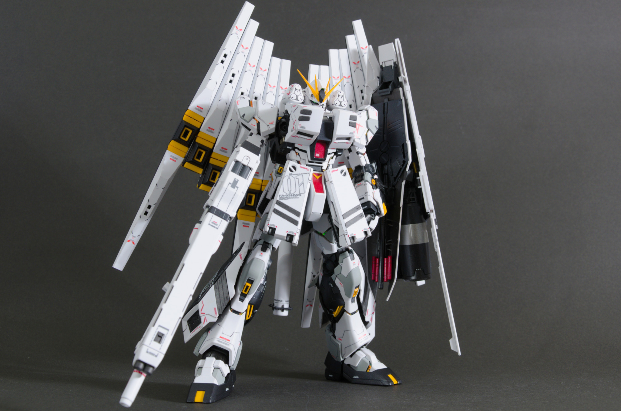 3点セットνガンダム MG Ver.Ka HWS拡張セット ダブルフィンファンネル 未組立