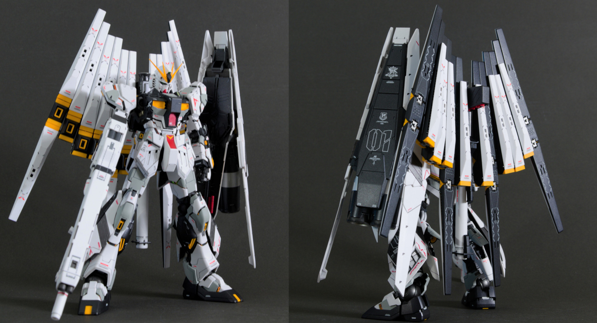 MG νガンダム Ver.Ka  ダブルフィンファンネル　HWS拡張ユニット模型