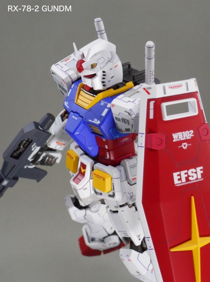 RG RX-78-2 GUNDAM｜きゅべさんのガンプラ作品｜GUNSTA（ガンスタ）