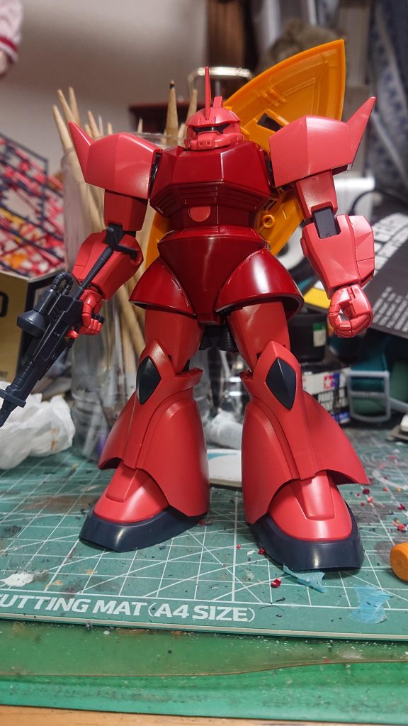 素組み状態。良いプロポーションです。