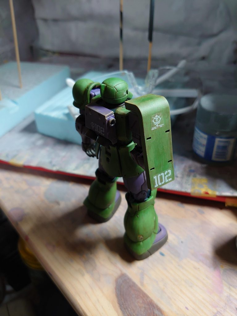 ザク１完成しました❗–5枚目/制作者：hideaki17