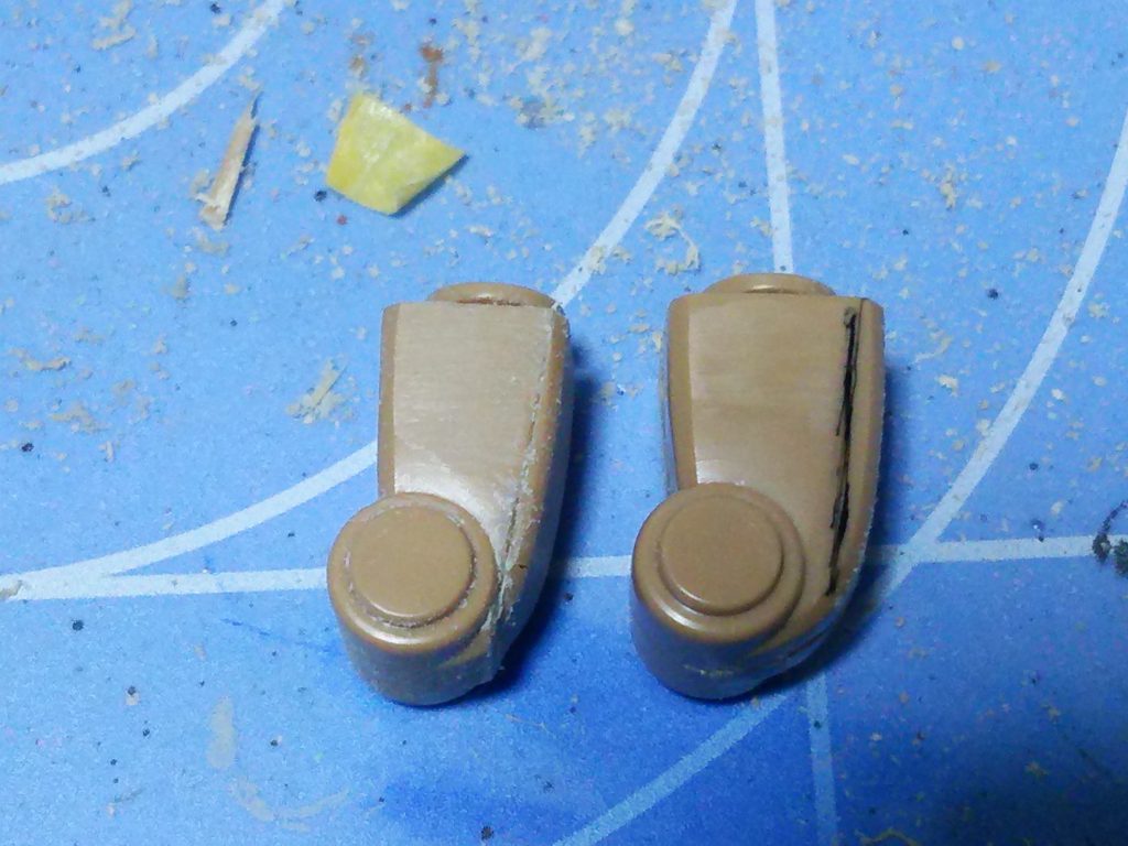 二の腕も細くしました。