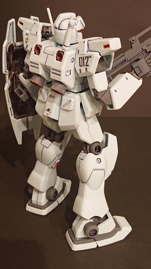 hgucジムカスタム–3枚目/制作者：ガンプラおじさん