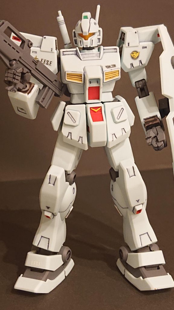 hgucジムカスタム–2枚目/制作者：ガンプラおじさん