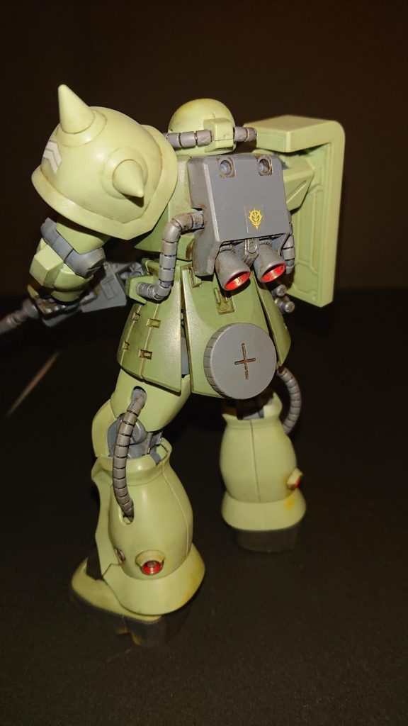 バーニア内はレッドで塗りました。