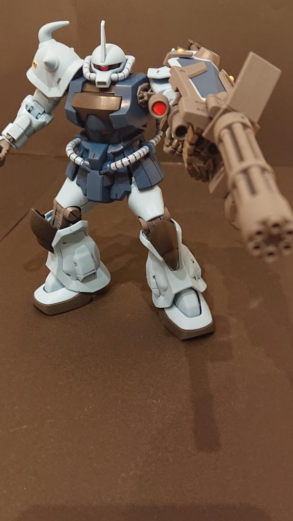 hgucグフカスタム–5枚目/制作者：ガンプラおじさん