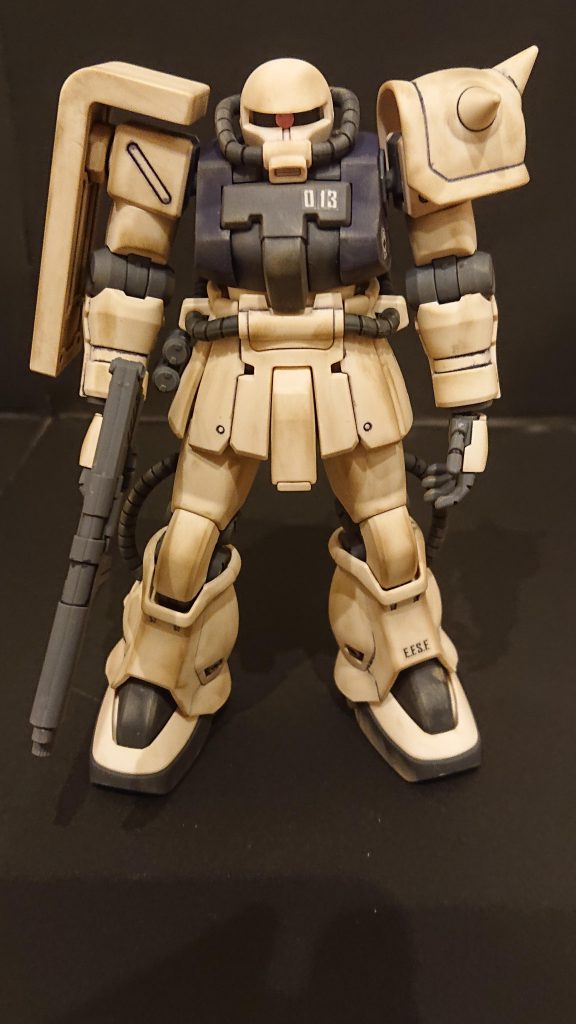 ザクⅡF2連邦仕様–2枚目/制作者：ガンプラおじさん