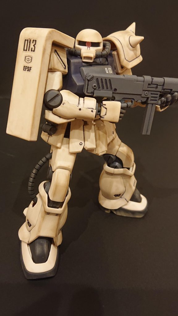 ザクⅡF2連邦仕様–4枚目/制作者：ガンプラおじさん