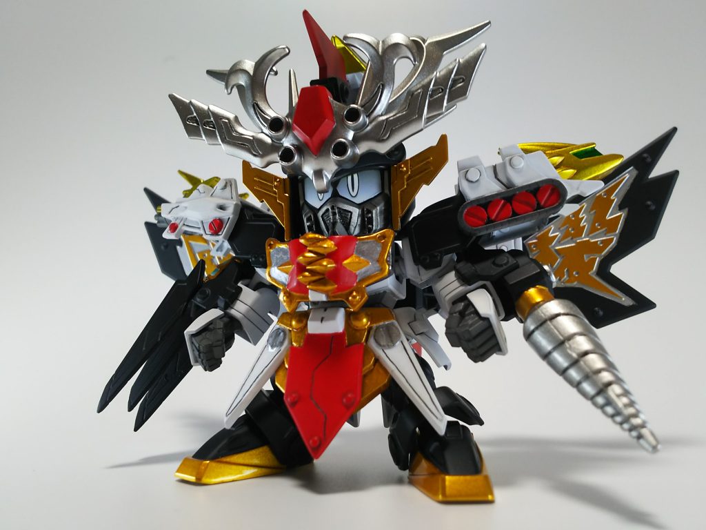 素体ベースはLGBB號斗丸。原作通り撃流破・真星勢多・爆流のパーツを使用し部分的にプラ板やパテなどで。