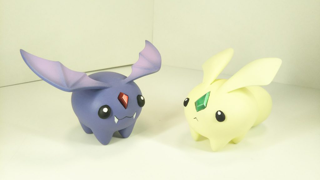 通常のモルちゃんとのツーショット
闇の力に目覚めた事でクリスタルの向きも逆に(単に間違えただけなのは内緒w)