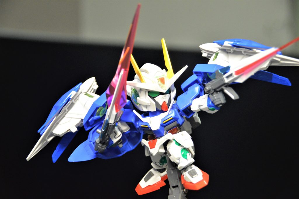 ポーズその２。アクションベースでカッコつけてみました。