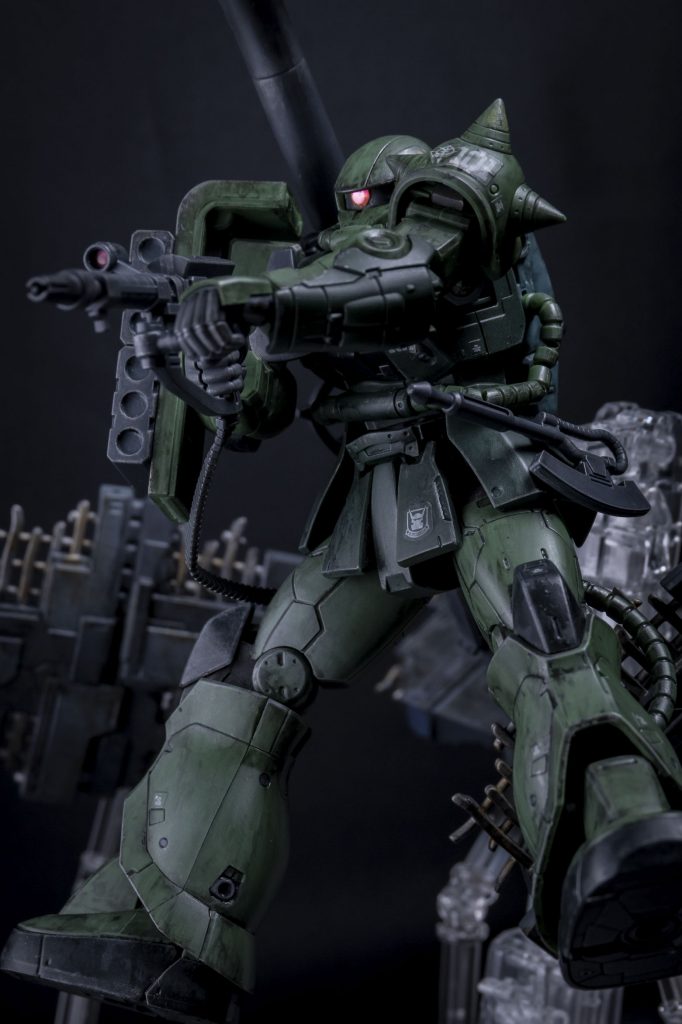 HG オリジン版　ザクⅡ–3枚目/制作者：ハブヲ