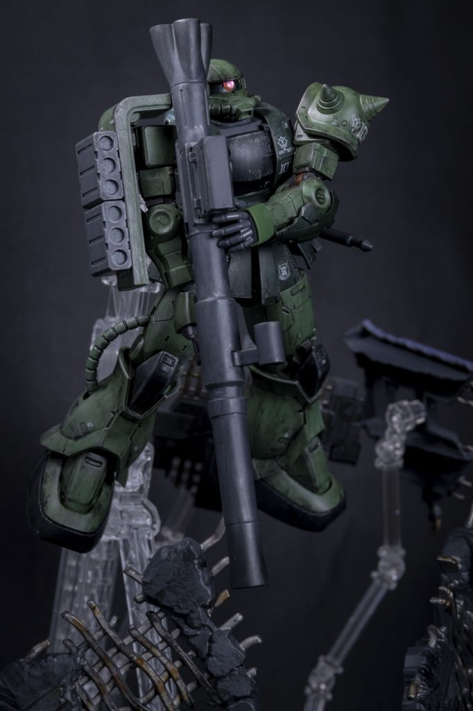 HG オリジン版　ザクⅡ–4枚目/制作者：ハブヲ