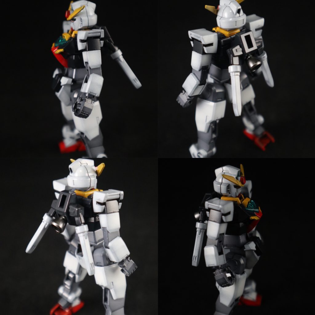 MARK-Ⅱコア。
ただの色替え。
正直ティターンズカラーと迷いました。
黒立ち上げで各色調色して塗装してます。クリアパーツは塗ってません。
合体を考慮して光沢にしてます。
作った方はわかると思いますが、サーベルラックのディテール誤って切り落としちゃいました。プラ板で少し大きめに修正。
ちょっとしたことなんだけどメリハリがついてよかったなぁ。