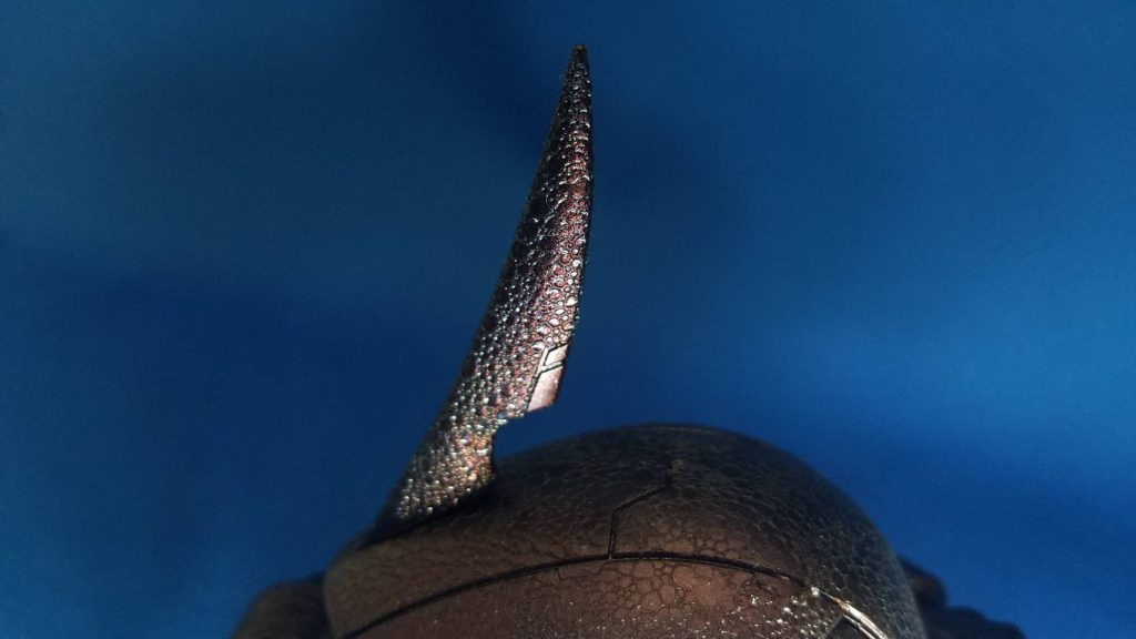 お気に入りのアンテナ！
これくらいの細さのパーツの方がエフェクトが映えるのかもしれません('ω')