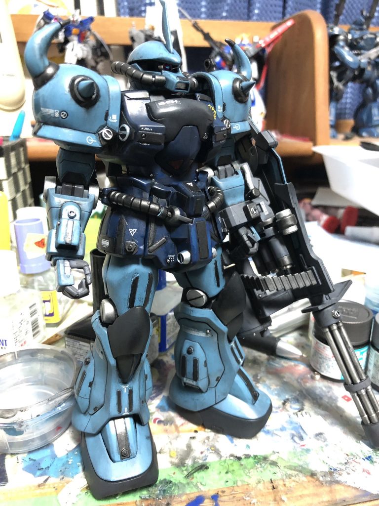 デカール＆ウォッシング 後はドライブラシとチッピング、ウェザリングマスターでの調整で完成！