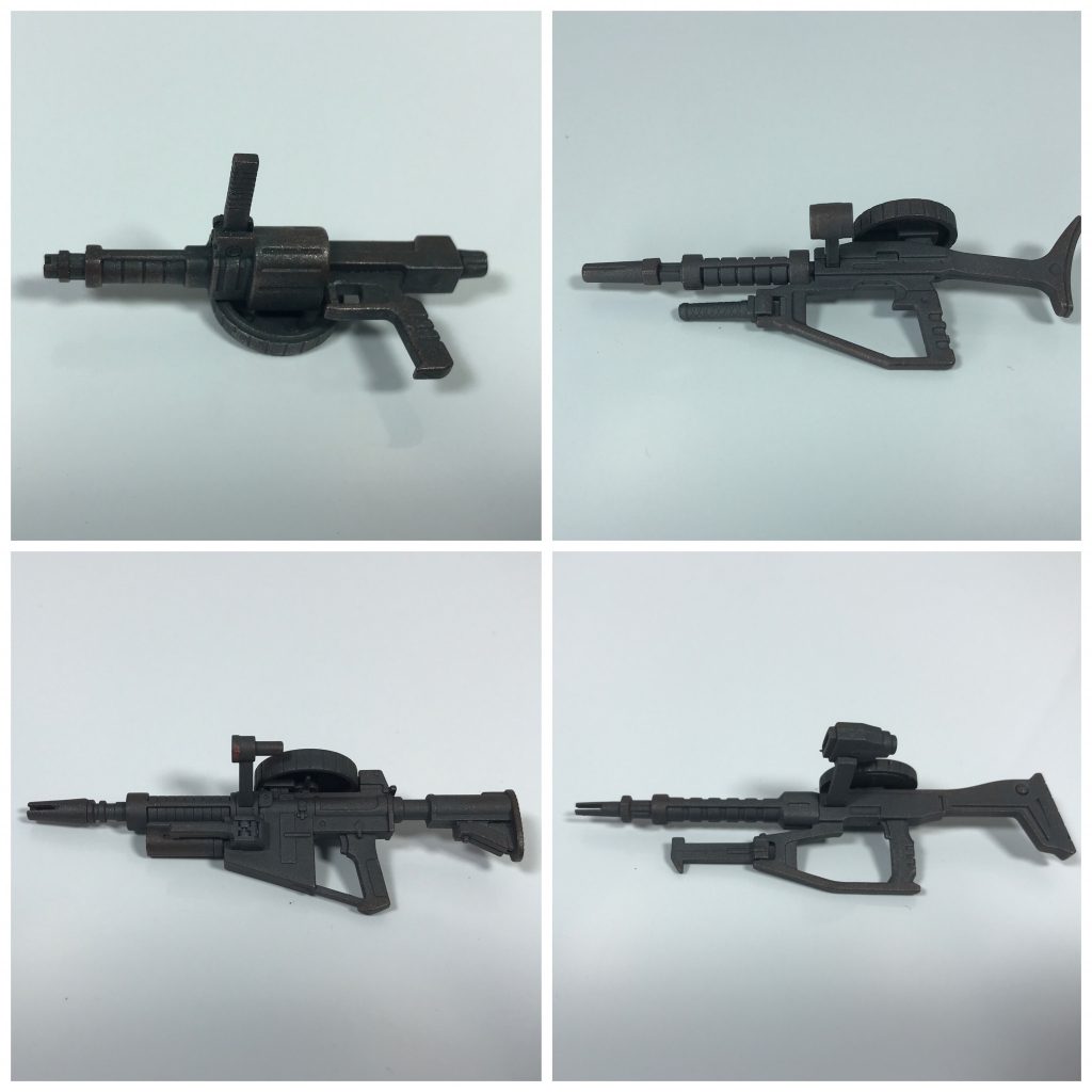 M-60 A1魔導砲
レギオンが装備する中でも最も一般的な魔導砲で、生産時期により最初期型、初期型、中期型後期型の4種類に分けられる。
このほかにもM-40 B1魔導砲やM-80 B4魔導砲など、同時期の帝国製魔導砲のほとんどを扱うことができたとされる。