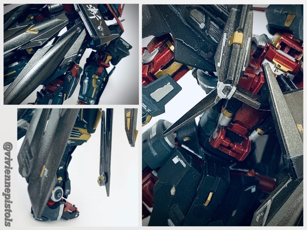 細かい所の塗り分けにも拘りました。
艶ありと艶なしを組み合わせ、同系色の中にもメリハリが出る様、メタリックを使いました。元々あるディテールを引き出せる様にも心掛けました。