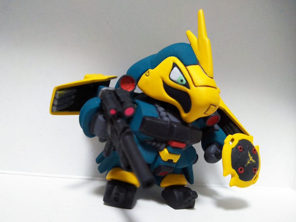 ライフルはコンバージ版から移植、砲身を長く作り替えてみました。